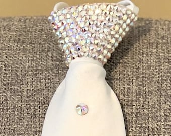 Zipper Tie with Three Studs Various Colours