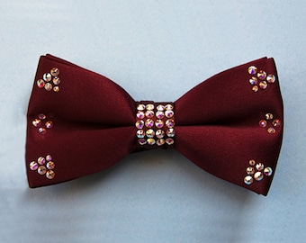Crystal Bow Tie - Swarovski Crystal Design