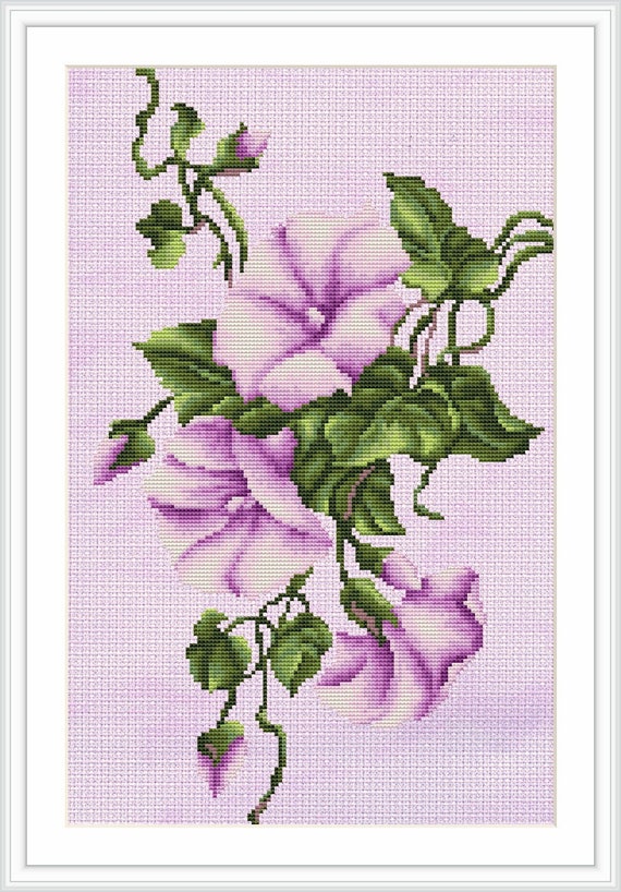 Luca-S Counted Cross Stitch Kit Girl with a Bouquet B1055 Lucas