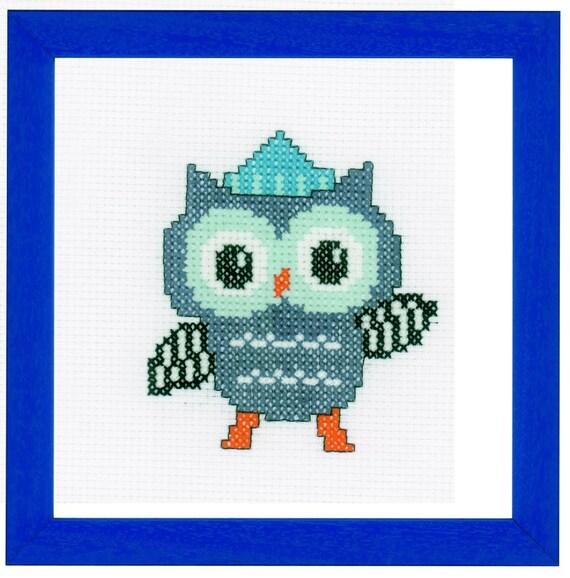 Cross Stitch Kit Owl