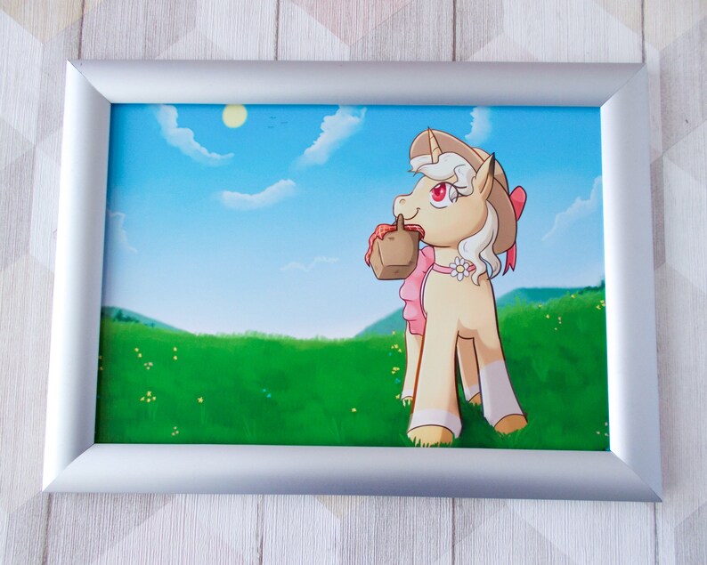 Kids unicorn print A4 Cute Unicorn print Summer unicorn print