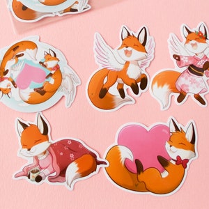 Fox sticker sets- Cute fox stickers - Kawaii foxes