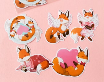 Fox sticker sets- Cute fox stickers - Kawaii foxes