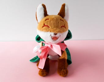 Fox plush - Cute Fox Soft Toy - Adventure Fox Toy