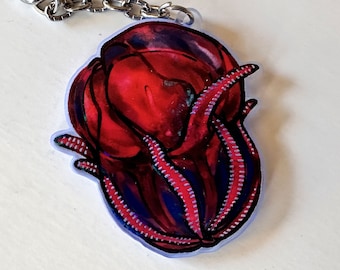 Bloody Belly Comb Jelly UV Charm