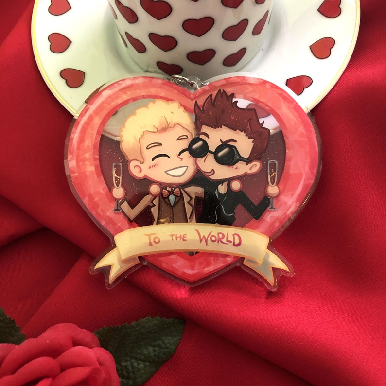 To the World Acrylic Charm image 1