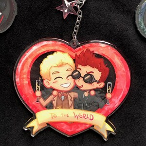 To the World Acrylic Charm image 4