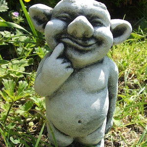 FREE DELIVERY! * Latex mould / mold for a Cute Gargoyle / Finger to Mouth.