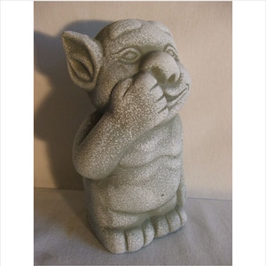 FREE DELIVERY! * Latex mould / mold for a Gargoyle Picking his Nose.