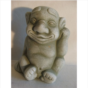 FREE DELIVERY! * Latex mould / mold for a Gargoyle Scratching His Ear.