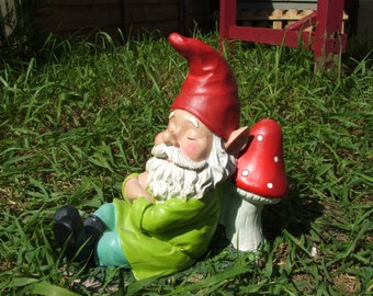 Latex Mould for making this gnome On Toad Stool 
