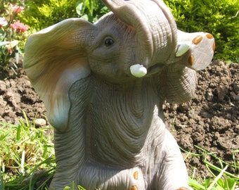 FREE DELIVERY! * Latex mould / mold for a Sitting Baby Elephant.