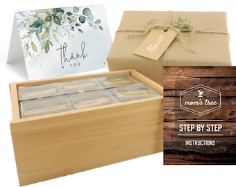 Herb Garden Thank You Gift Box: Custom Seed Starter Kit, Handcrafted Organic Gift
