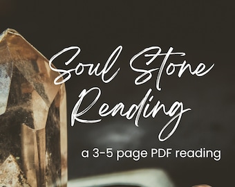 Lectura de la Piedra del Alma - Lectura de Registros Akáshicos - Lectura de la Piedra de Nacimiento - Lectura Psíquica