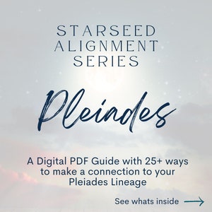 Pleiades Starseed Alignment Guide - Starseed Connection - Digital Guide - Cosmic DNA - Starseed DNA - Starseed Reading