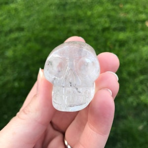 Cráneo de cuarzo transparente - Cráneo de cristal