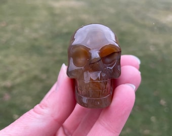 Carnelian Skull #2 - Crystal Skull