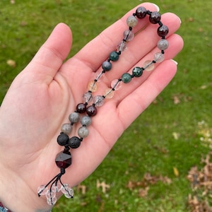 Rise & Soar Pocket Mala - Intentional Jewelry - Meditation Tool - Meditation Mala - Prayer Beads - Travel Mala - Hand Mala