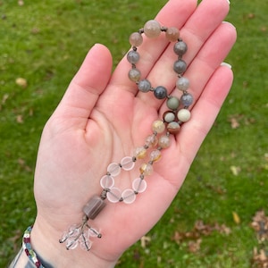 Lighten the Load Pocket Mala - Intentional Jewelry - Meditation Tool - Meditation Mala - Prayer Beads - Travel Mala - Hand Mala