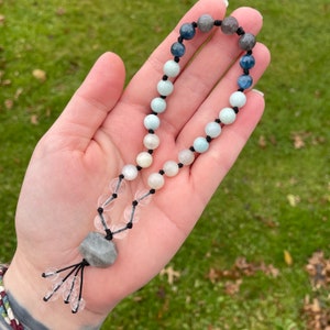 New Beginnings Pocket Mala - Intentional Jewelry - Meditation Tool - Meditation Mala - Prayer Beads - Travel Mala - Hand Mala