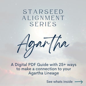 Agartha Starseed Alignment Guide - Starseed Connection - Digital Guide - Cosmic DNA - Starseed DNA - Starseed Reading