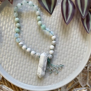 Inner Peace Pocket Mala - Intentional Jewelry - Meditation Tool - Meditation Mala - Prayer Beads - Travel Mala - Hand Mala