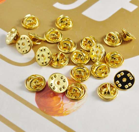 Golden Badge Pins (10 pieces)