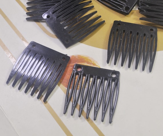 4 Pezzi Pettinino per Capelli Con 7 Denti, Denti Di Plastica Pettini