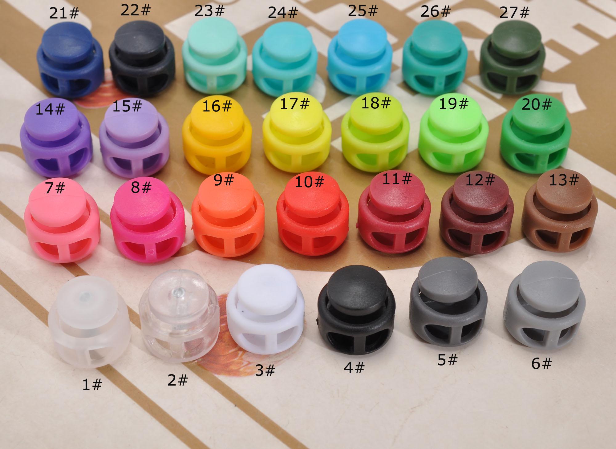 10 Embouts De Serrage Pour Cordons 7mm - Noir - Lot Uxcell - Neuf