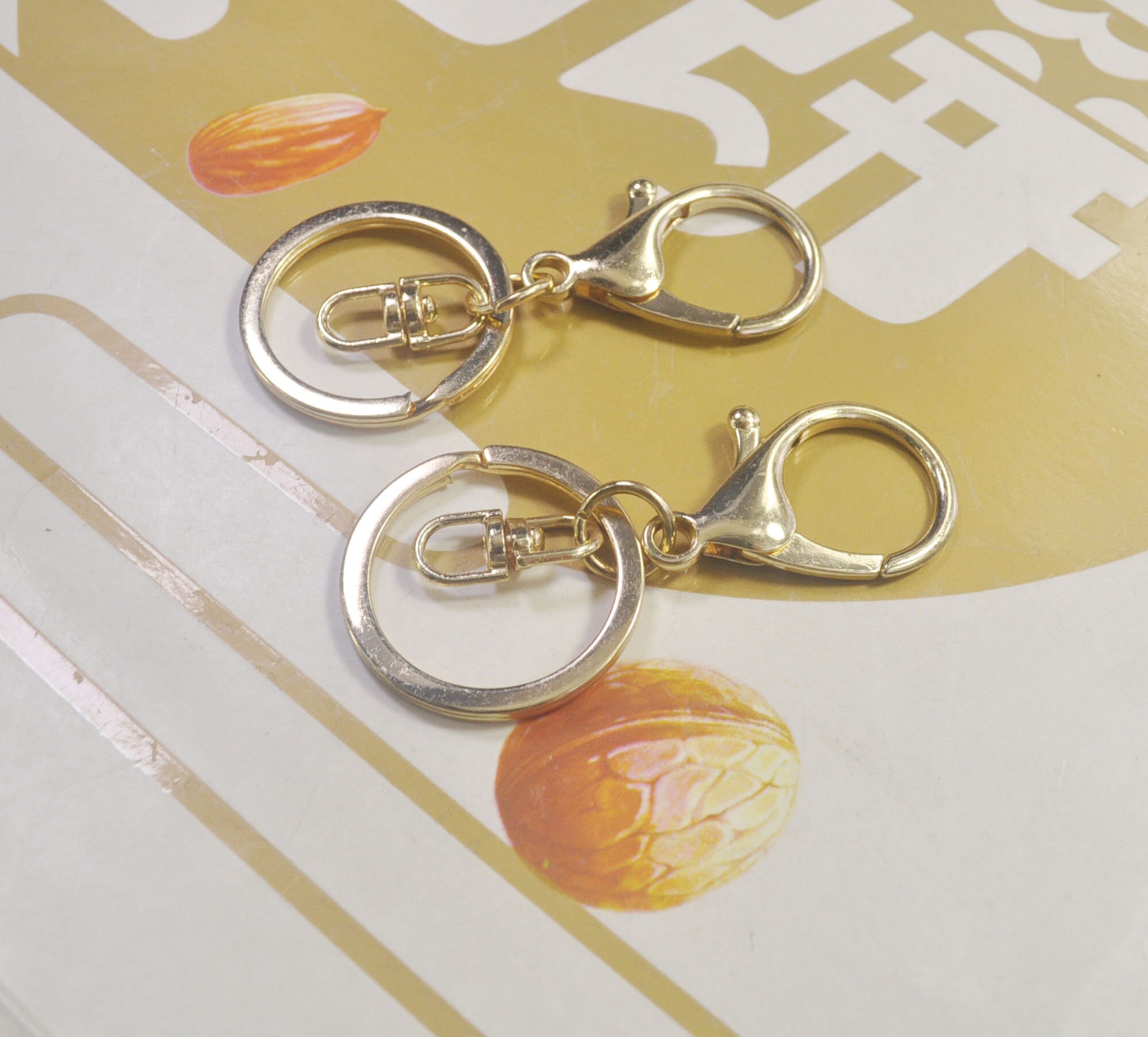 Fermagli Artiglio, Gancio Girevole, Portachiavi, 4 Pezzi KC Aragosta Placcata Oro Girevole Fermaglio E Portachiavi, Artiglio Di Aragosta - 69x30mm - Italia - Foto 8