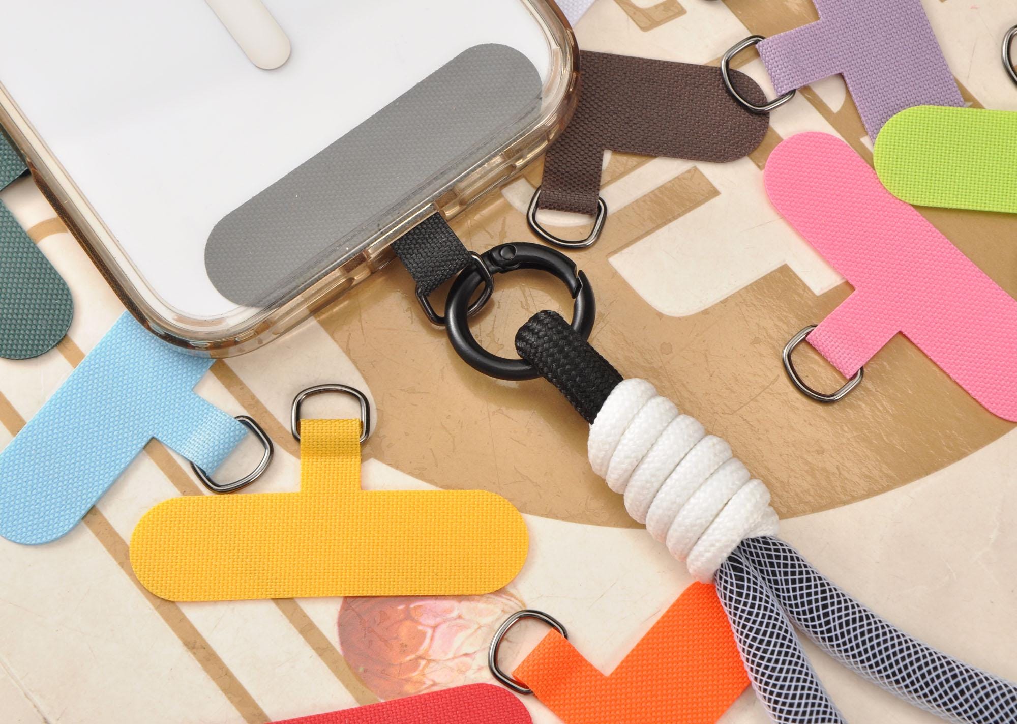 リストレットランヤード 鍵用伸縮リストストラップ 伸縮性のある編みキーチェーンストラップ