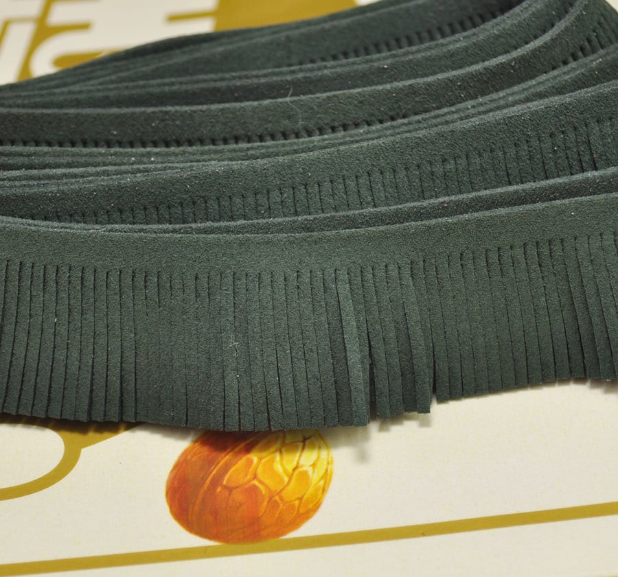 PU Leder Fransen 1 Yard - Kreative Quasten Für DIY Projekte