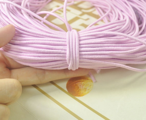 10 Meters 2.5mm Round Elastic Cord,light Pink Stretch Cord