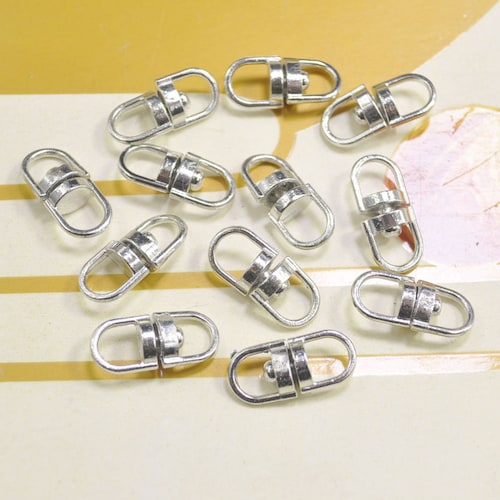 50pcs Gold Swivel Key Ring Connectors Perfect for Key Chain Etsy