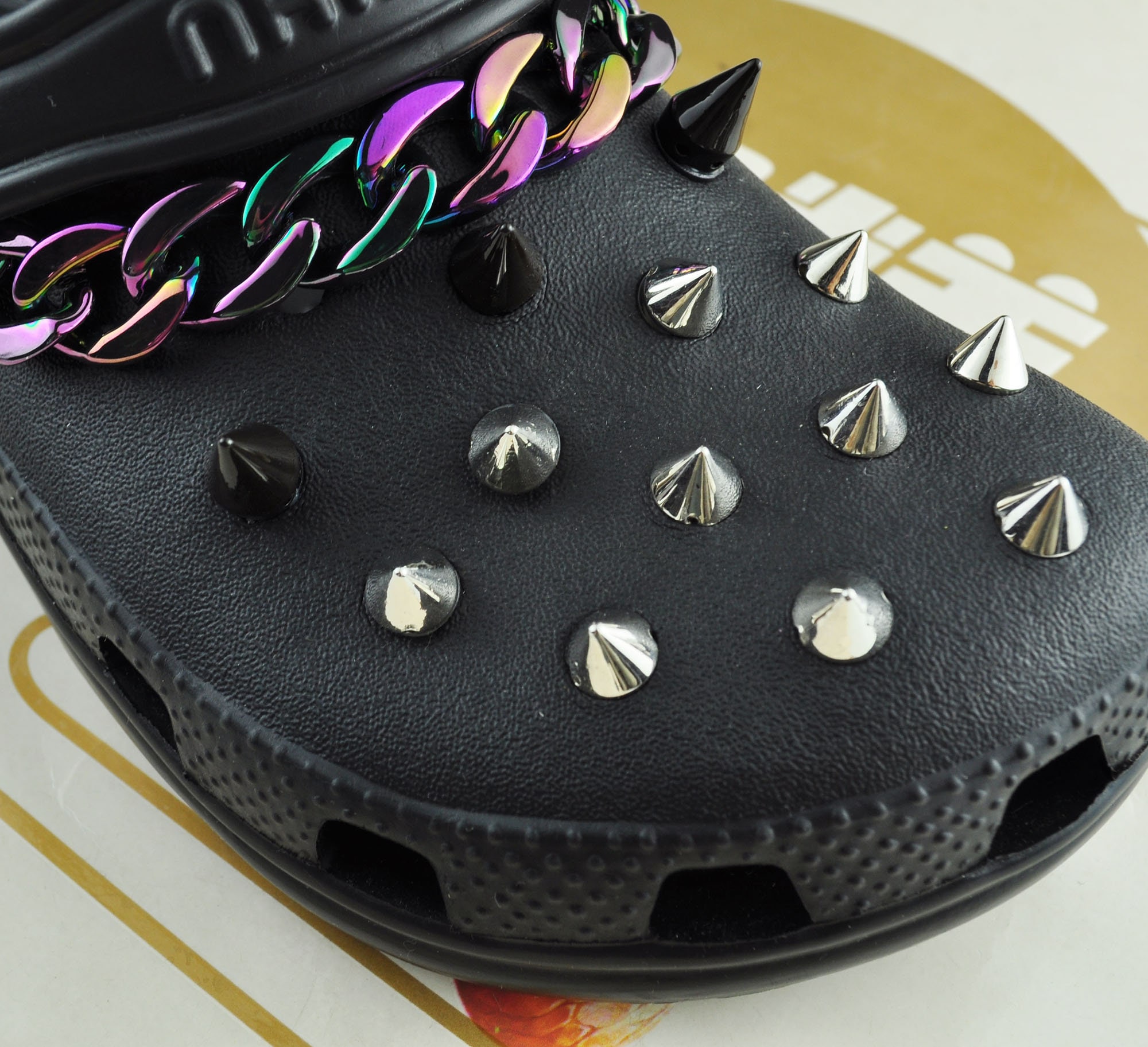 You Can Now Buy 'Goth Crocs' With Spikes And Chains - LADbible