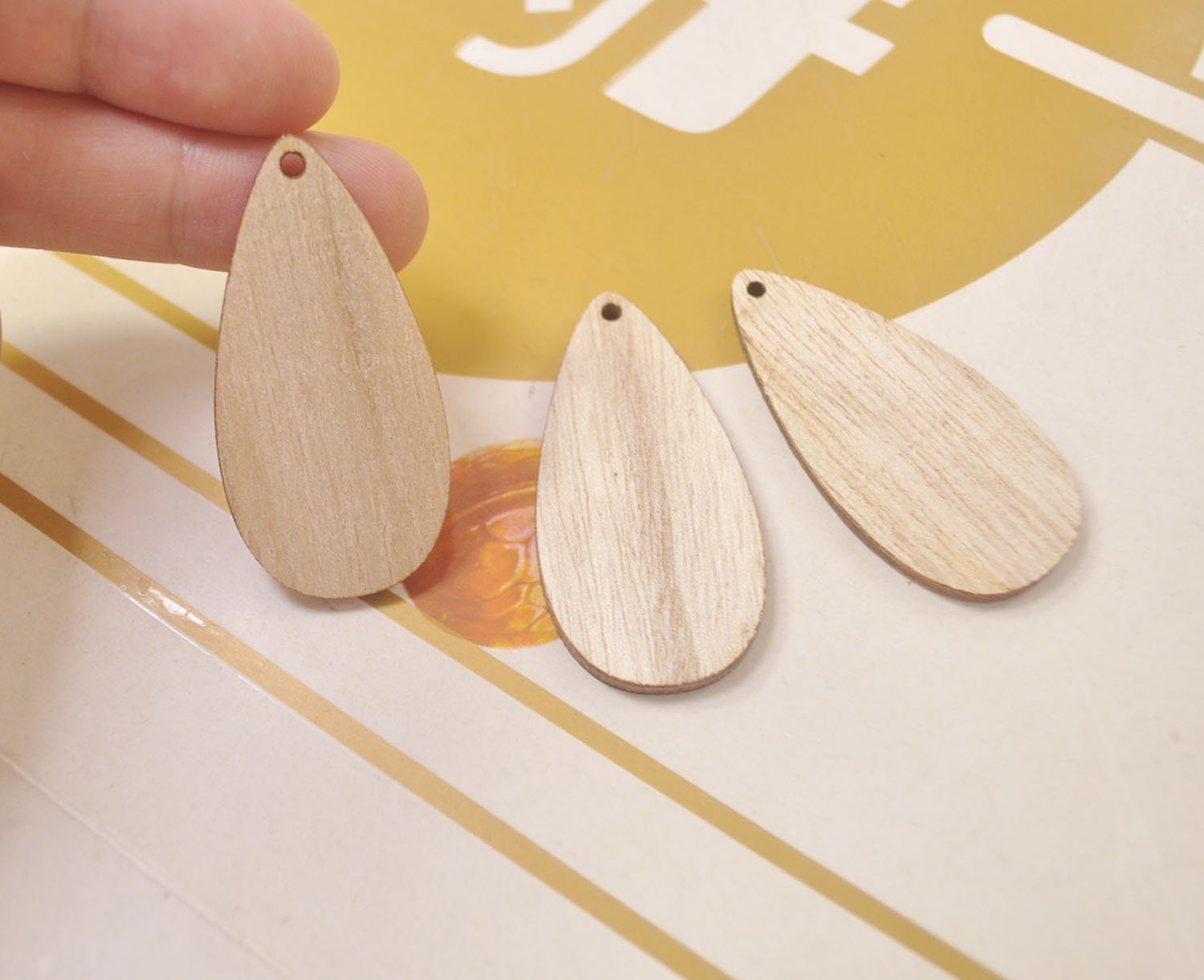 ⭐ Wood Earrings ❤️ Unfinished wood blanks ⚡ wholesale