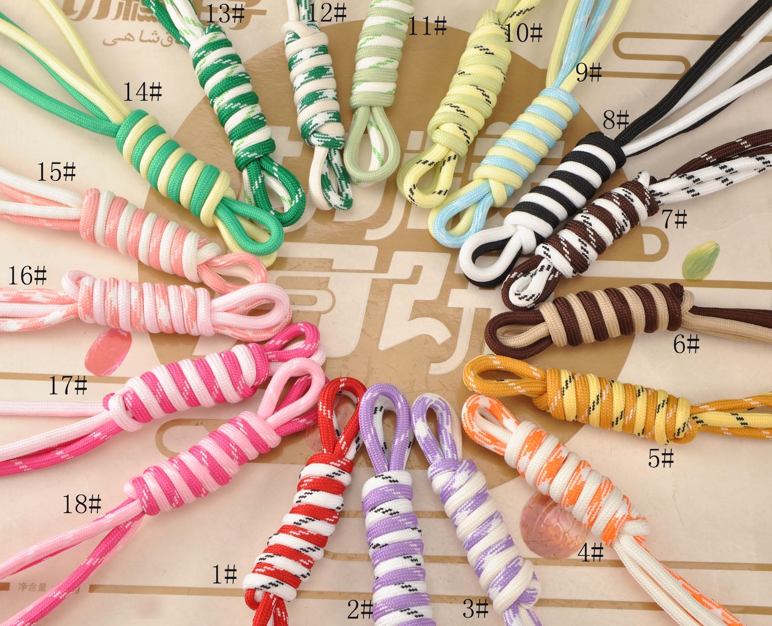 1-100pcs,two-tone Rope Purese Charm,bag Keychain Accessories，rope Bag ...