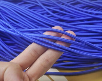 Cordón Elástico Redondo, Cordón Elástico De Colores 2 Mm