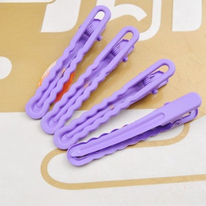 20Pcs/50Pcs/100Pcs Purple Hair Clips,Alligator Clips, Girl hair accessories,hair Barrettes , Hair clip, hair clips.60mm Lenght