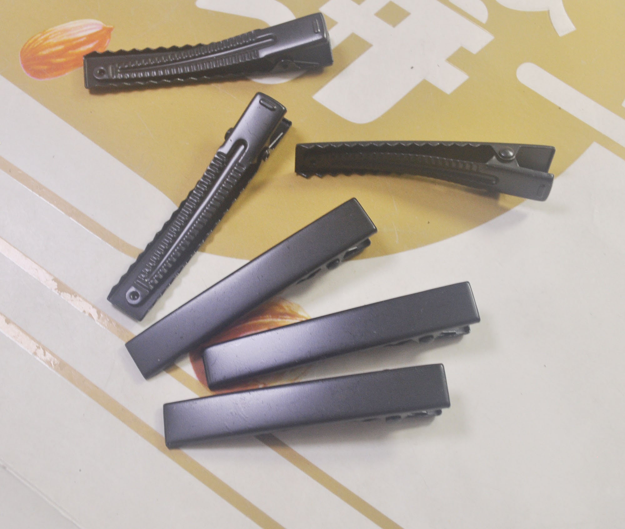 High Quality30pcs Black Prong Barrettes Hair Alligator Clips, Hair