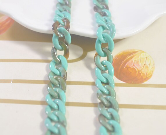 Turquoise chain hotsell link necklace
