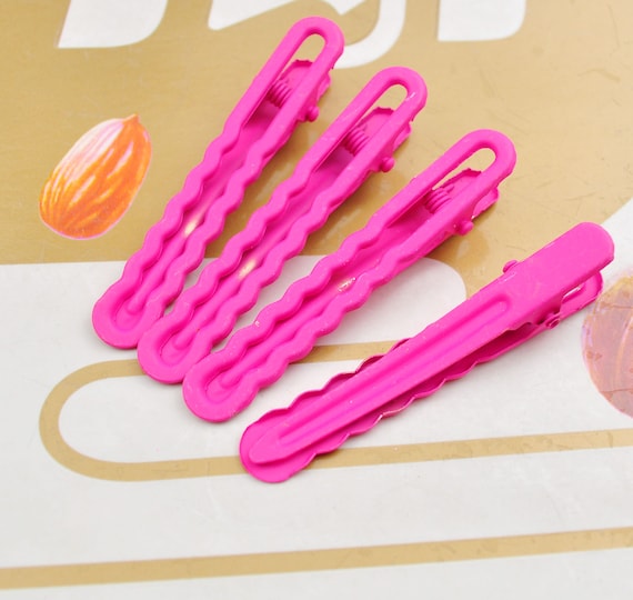 Xansema Haarspange Mit Großen Pailletten – 12,7 Cm Krokodilklemme Für Frauen, Teenager & Mädchen (Rose)
