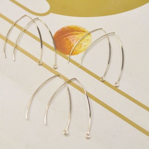 10Pcs Earring Earwire,Brass Earring,Gold plated,Jewellery Findings Earwire,42mm