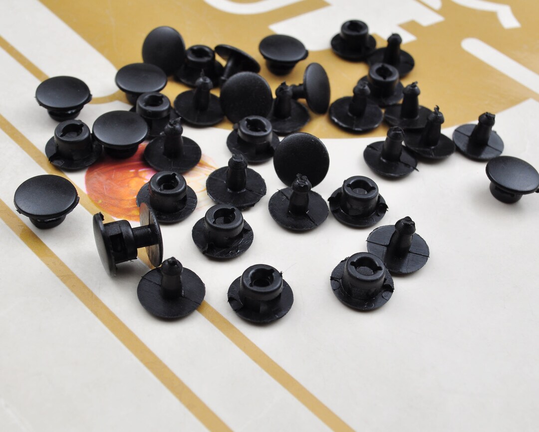 Black Shoe Accessories,10-100 Set Replacement Rivets for Broken Shoe ...