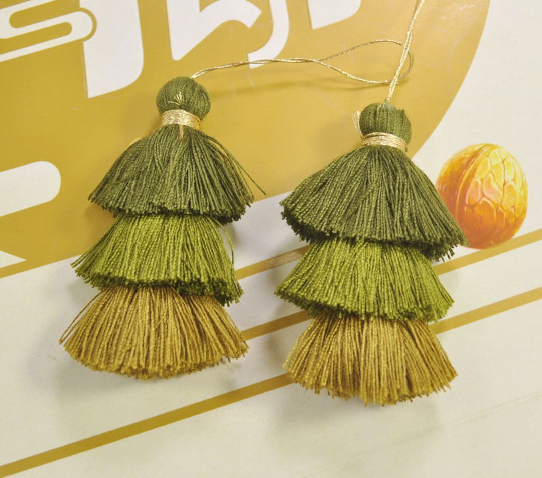 8 Dijes De Borla De Algodón Beige | 10 Cm, Para Manualidades, Decoración De Almohadas, Cortinas O Bolsos, Estilo Rústico
