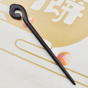 1/2/3/4/5Pcs Black Wooden Hair Stick,7&quot; Ebony Wood Hair Stick，High Quality Shawl Pin Fork Hair Stick,Wood Hair Stick Pin,Hair pins