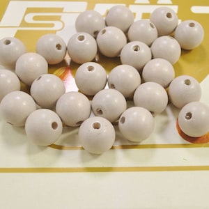 50pcs Almond Round Wood Beads, 20mm round wooden bead, necklace bead, bracelet bead, wood craft,space wood beads, wholesale beads