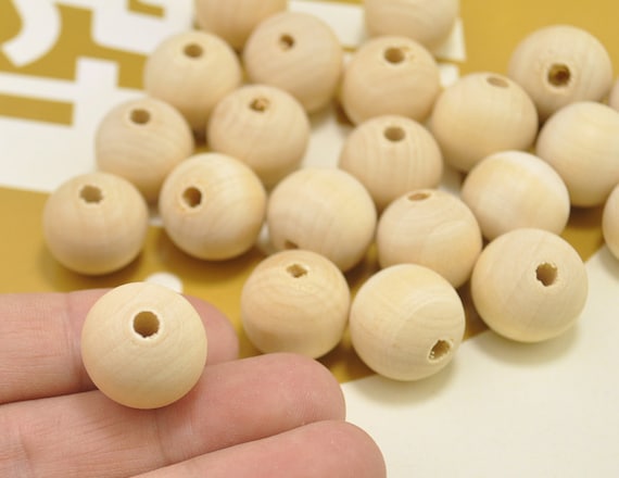 Natural wooden beads sale wholesale