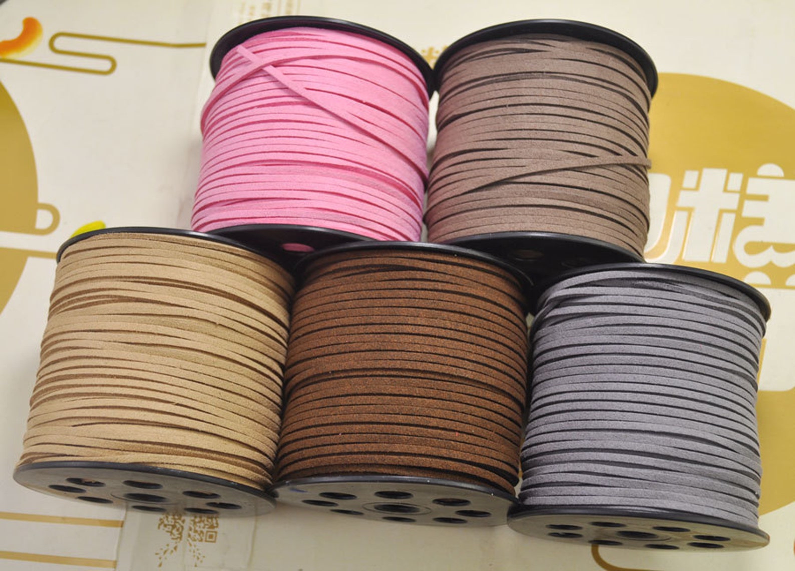 2.5mm Flat Faux Suede Leather Corddiy Leather String Cord - Etsy