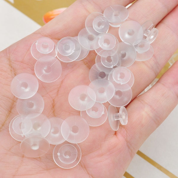 10Pcs-500Pcs Transparent Buckle,Crocs Buckle,Shoe Accessories， Plastic Buttons For Creating Shoe Charms.12x8x3mm